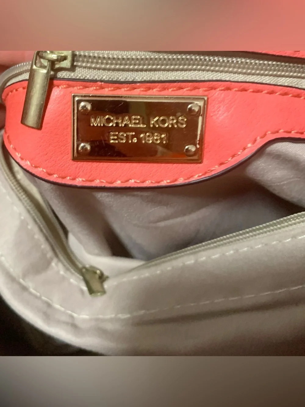Michael Kors Coral Satchel/Crossbody Purse